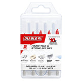 Diablo DMANSP1070S Drill Bit Set, 5-Piece, Carbide