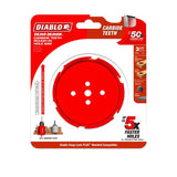 Diablo Demo Demon DHS3625CTR Hole Saw, 3-5/8 in Dia, 2-3/8 in D Cutting, 1-5/8 in Arbor, Carbide Cutting Edge