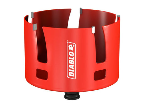 Diablo Demo Demon DHS4000CTR Hole Saw, 4 in Dia, 2-3/8 in D Cutting, 1-5/8 in Arbor, Carbide Cutting Edge