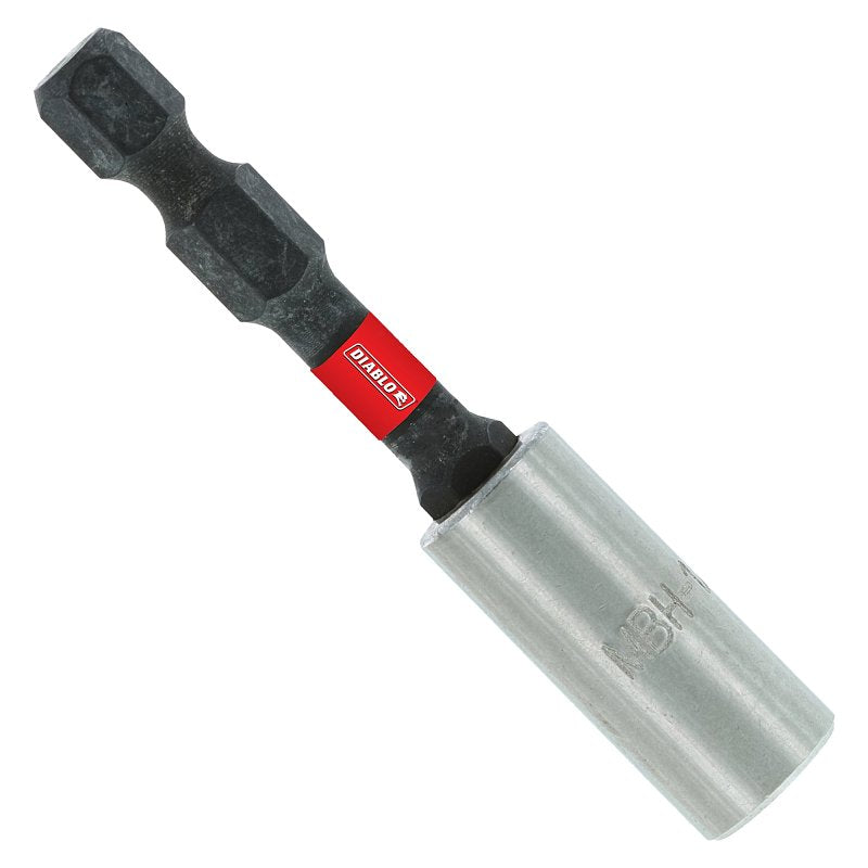 Diablo DBH300B Series Drive Bit Holder, 3 in L, 1/4 in Shank, Hex Shank