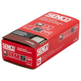 Senco L13BABR Medium Wire Staple Strip, 1/4 in W Crown, 1 in L Leg, 18 ga, Galvanized/Sencote