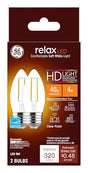 GE Industrial Solutions 31753 LED Bulb, Decorative, 300 Lumens, 4 W, BM Lamp, 40 W Equivalent, E26 Lamp Base, Dimmable