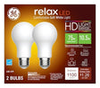 GE 93129420 LED Light Bulb, A19 Lamp, 75 W Equivalent, Medium Lamp Base, Dimmable, Soft White, 2700 K Color Temp