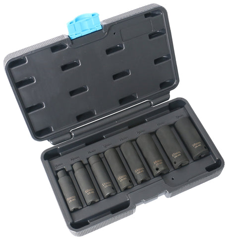 Vulcan MTI8-M Socket Set, Chrome Molybdenum Steel, Tempered Phosphate