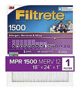 FILTER AIR 1500MPR 18X24X1IN, Pack of 4