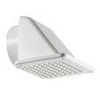 Lambro 164W Under Eave Vent, 8.91 in L, 7.63 in W, Plastic, White