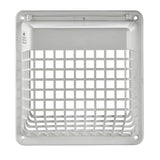 Lambro 1491WG Vent Guard, Universal, Plastic, White, For: 3 in, 4 in Hoods, Louvered Vents