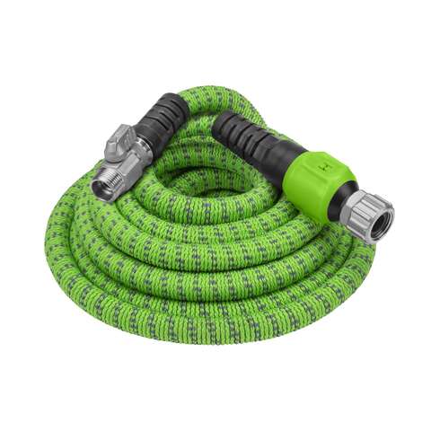 Hydrotech ProSeries 50 ft. L Heavy Duty Professional Grade Expandable Flexible Garden Hose, Pack of 3