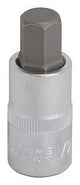 Vulcan 3506012113 Hex Bit Socket, 1/2 in Tip, 1/2 in Drive, Chrome, 2-1/2 in OAL