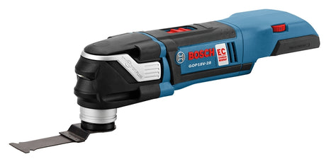 Bosch StarlockPlus GOP18V-28N Oscillating Multi-Tool, Tool Only, 18 V, 8000 to 20,000 opm, 2.8 deg Oscillating