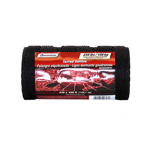 Wellington 36 in. D X 486 ft. L Black Twisted Nylon Trot Line