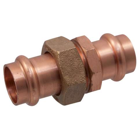 NIBCO 1/2 in. Press X 1/2 in. D Press Wrought Copper Union 1 pk