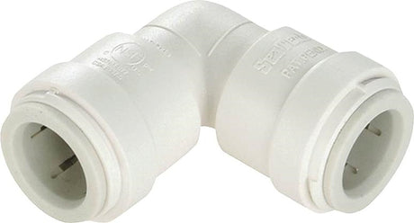 Watts 3517-18/P-1020 Union Pipe Elbow, 1 in, 90 deg Angle, Plastic, Off-White, 100 psi Pressure