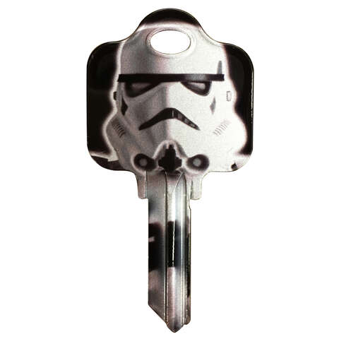 HILLMAN Star Wars Stormtrooper House/Padlock Universal Key Blank SC1 Single, Pack of 5