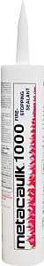 Metacaulk 1000 Series 66640 Firestop Sealant, Red, 40 to 120 deg F, 10.3 oz Cartridge