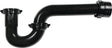 Plumb Pak PP940B P-Trap, 1-1/2 x 1-1/2, 1-1/2 x 1-1/4 in, Slip, Plastic, Black