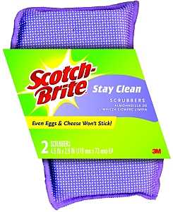 Scotch-Brite 202 Clean Rinse Scrubber, 4-1/2 in L, 2.7 in W