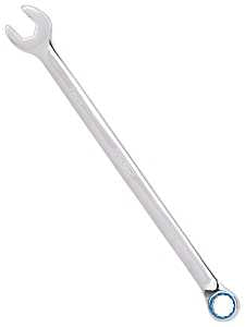 Vulcan MT6547699 Combination Wrench, Metric, 7 mm Head, Chrome Vanadium Steel, Silver, Round Handle