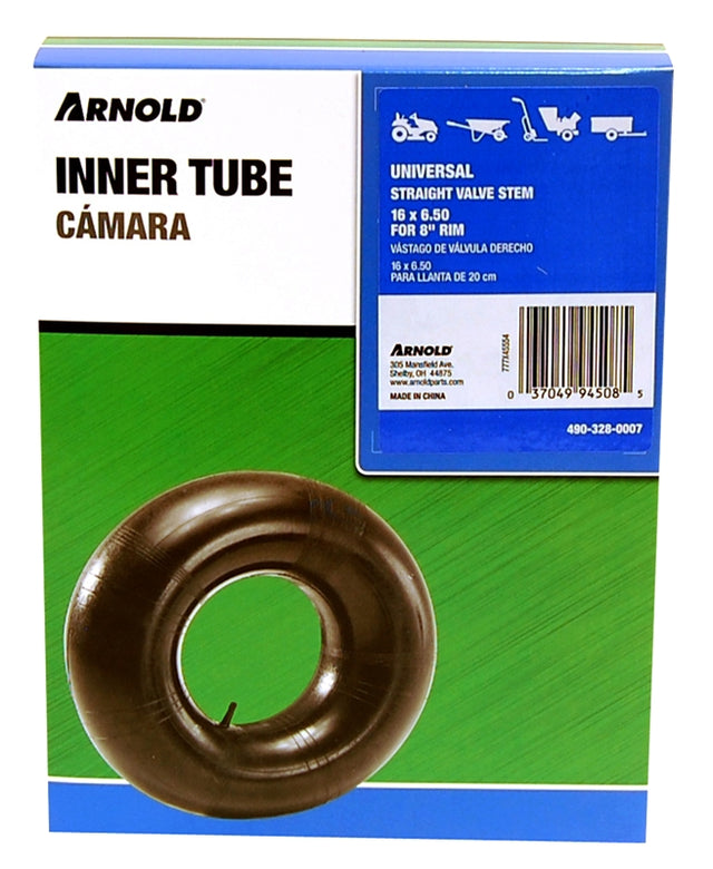 Arnold 490-328-0007 Wheelbarrow Inner Tube, For: 8 in Rim, 16 x 6-1/2 in Tire