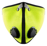 RZ 20023 Dust Mask, L Mask, Mesh Facepiece, Green
