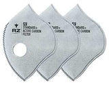 RZ 82798 Filter, Carbon, White, For: M1 Neoprene, Mossy Oak, M2 Mesh Mask, 3/PK
