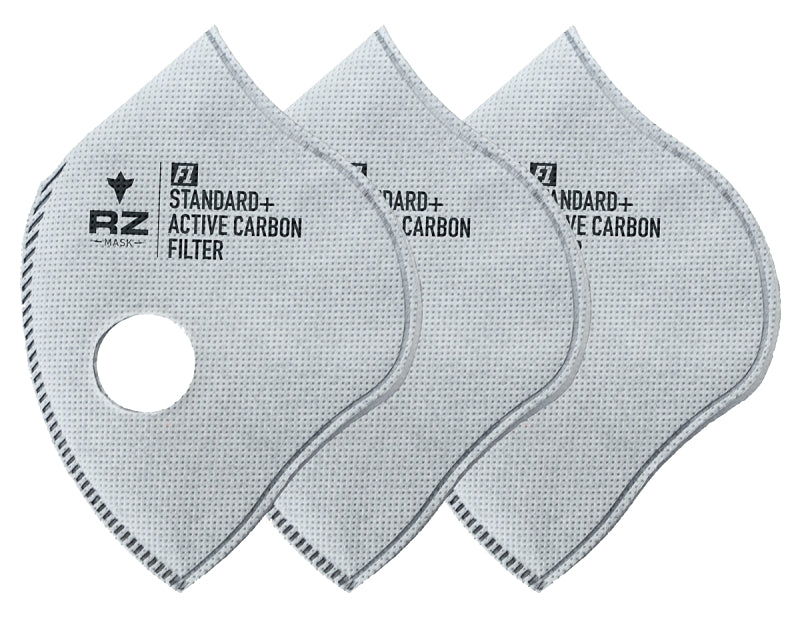 RZ 82798 Filter, Carbon, White, For: M1 Neoprene, Mossy Oak, M2 Mesh Mask, 3/PK
