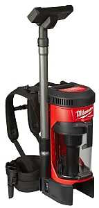 Milwaukee M18 FUEL 0885-20 Backpack Vacuum, 1 gal Vacuum, HEPA Filter, 18 V, Red Housing