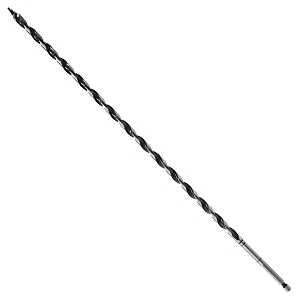 Bosch Daredevil NKLT06 Auger Drill Bit, 3/8 in Dia, 17-1/2 in OAL, Open-Faced Flute, 1/4 in Dia Shank, Hex Shank