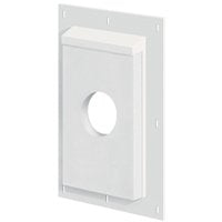 Builders Edge 3SMO815TW Mounting Block, Oversized, White, 18-1/4 in L, 11-3/8 in W, Fiber Cement