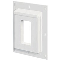 Builders Edge 3SMR68TW Mounting Block, Split, White, 11-1/2 in L, 9-1/16 in W, Fiber Cement