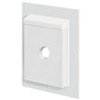 Builders Edge SMS68TW Mounting Block, Universal, White, 11-1/2 in L, 9-1/16 in W, Fiber Cement