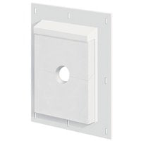 Builders Edge SMS68TW Mounting Block, Universal, White, 11-1/2 in L, 9-1/16 in W, Fiber Cement