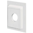 Builders Edge 3SMU811TW4 Mounting Block, 14-1/4 in L, 11-9/16 in W, PVC, White