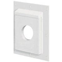 Builders Edge 3SMU811TW4 Mounting Block, 14-1/4 in L, 11-9/16 in W, PVC, White