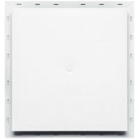 Builders Edge 130110005001 Mounting Block, 16-1/2 in L, 15-1/2 in W, Stainless Steel, White