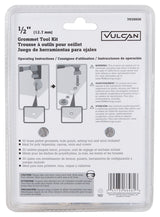 Vulcan JL-VT15988 Grommet Tool Kit, 30-Piece, Brass/Steel, Brass/Silver, Brass/Zinc Plated