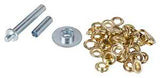 Vulcan JL-VT15988 Grommet Tool Kit, 30-Piece, Brass/Steel, Brass/Silver, Brass/Zinc Plated