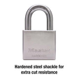 Master Lock 1-13/16 in. H X 2 in. W Steel 5-Pin Cylinder Exterior Padlock