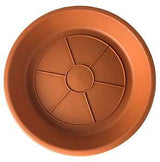 Southern Patio SA1212TC Planter Saucer, 12.48 in Dia, 12.48 in L, Plastic, Terracotta