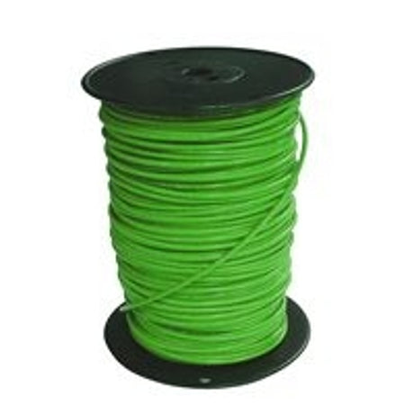 Southwire 10GRN-SOLX500 Building Wire, Green Sheath, 10 AWG Wire, 1-Conductor, 500 ft L, Copper Conductor