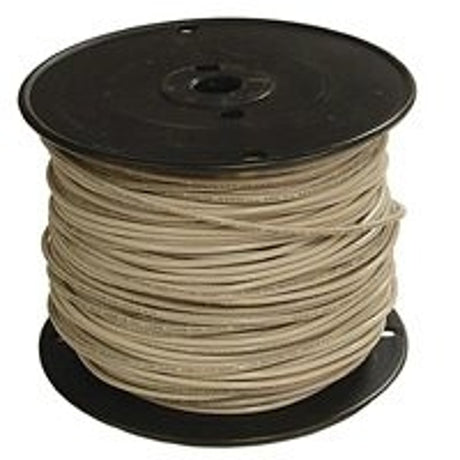 Romex 14WHT-STRX500 Building Wire, White Sheath, 14 AWG Wire, 1-Conductor, 500 ft L, Copper Conductor