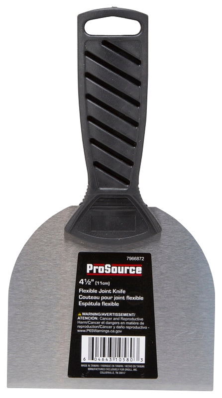 ProSource 10580 Joint Knife, 4 in W Blade, 4-1/2 in L Blade, HCS Blade, Flexible Half-Tang Blade, Non-Slip Handle