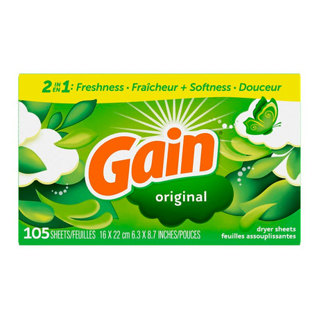 Gain 97835 Softener Sheet, Original, Fabric
