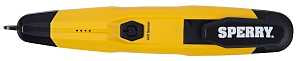 Sperry Instruments VD6508 Detector with Flashlight, LED Display, Functions: AC Voltage, Yellow