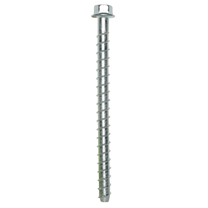 Simpson Strong-Tie Titen HD THD37600HF1 Heavy-Duty Screw Anchor, 3/8 in Dia, 6 in L, Carbon Steel, Zinc, Pack of 20