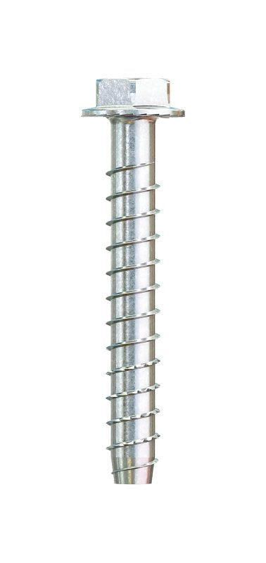 Simpson Strong-Tie Titen HD THD50400HF1 Heavy-Duty Screw Anchor, 1/2 in Dia, 4 in L, Carbon Steel, Zinc, Pack of 20