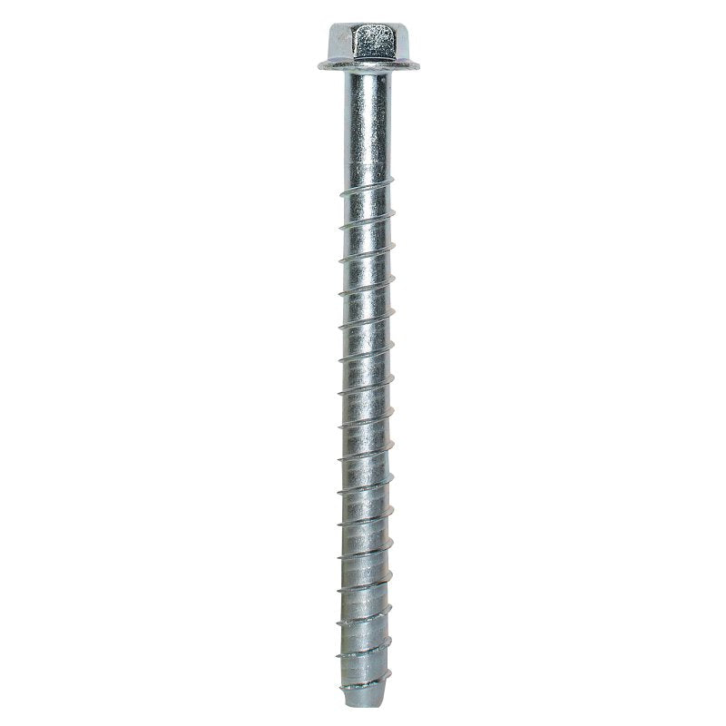 Simpson Strong-Tie Titen HD THD50600HF1 Heavy-Duty Screw Anchor, 1/2 in Dia, 6 in L, Carbon Steel, Zinc, Pack of 20
