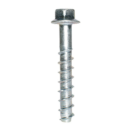 Simpson Strong-Tie Titen HD THDB25178HF1 Heavy-Duty Screw Anchor, 1/4 in Dia, 1-7/8 in L, Carbon Steel, Zinc, Pack of 50