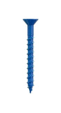 Simpson Strong-Tie Titen Turbo TNT25214TFC75 Screw Anchor, 2-1/4 in L, Carbon Steel, Ceramic-Coated/Zinc, 1/4 in Dia