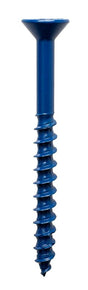 Simpson Strong-Tie Titen Turbo TNT25234TFC75 Screw Anchor, 2-3/4 in L, Carbon Steel, Ceramic-Coated/Zinc, 75/PK
